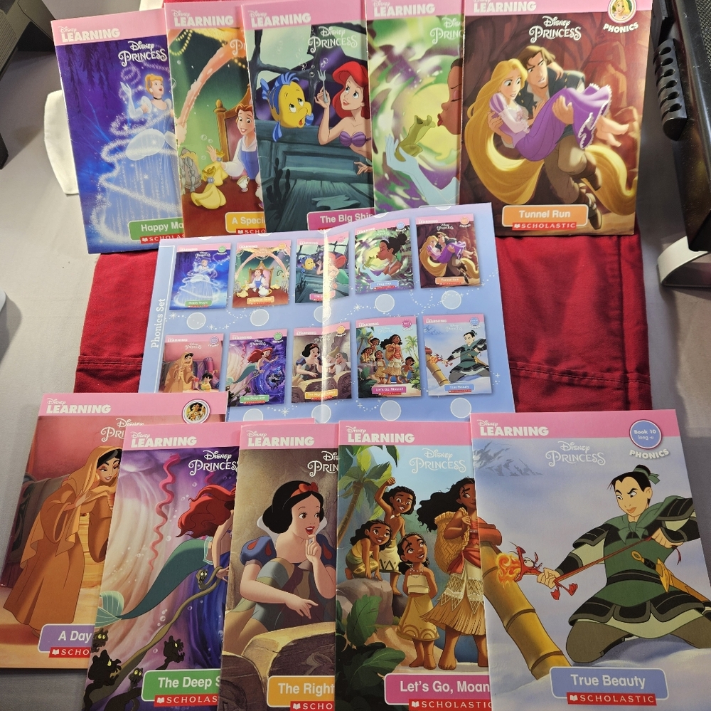 Disney Princess Phonics and Sight Words Collection See Pictures For Details - Picture 9 of 15